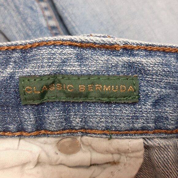 LRL Ralph Lauren Jeans Women's Denim Classic Bermuda Denim Shorts Size 4 - Picture 8 of 9